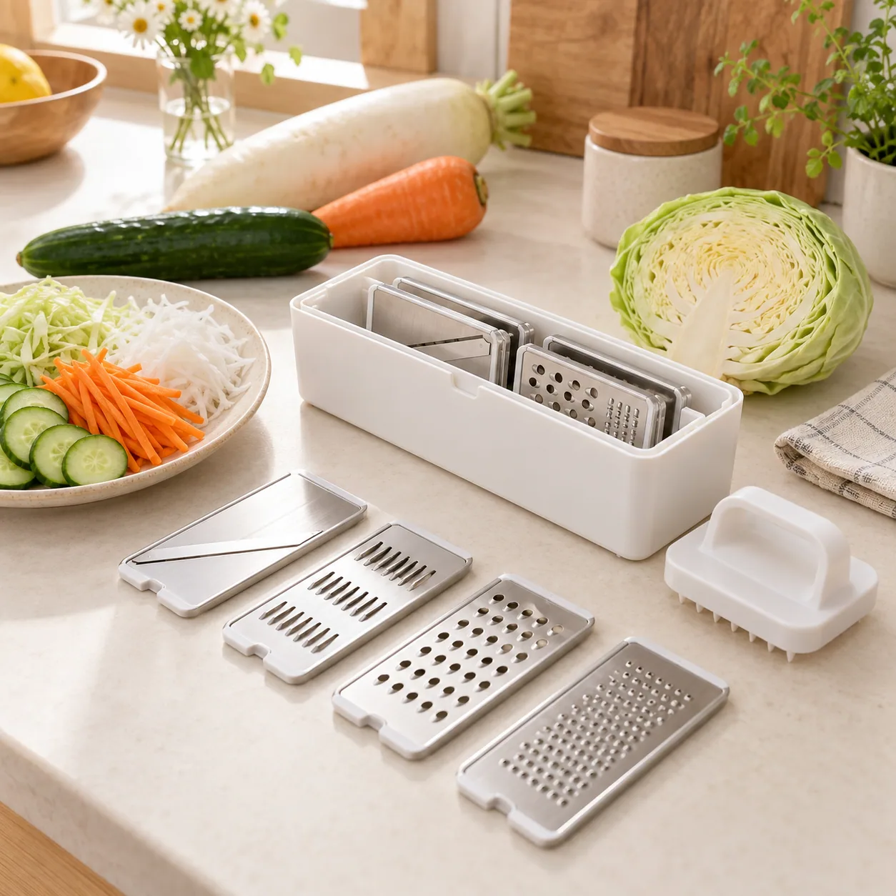 貝印 KHS コンパクト調理器セットの使用イメージ